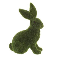 Фігурка пластикова Кролик флок зелений 24 см. 42135