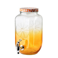 Скляна банка для лимонаду з краником BASIC KITCHEN 3.5 л. 35982