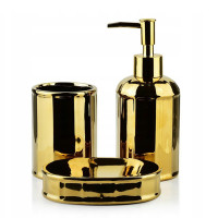 Набор керамический для ванной комнаты Ciri Gold 3 предмета 36036