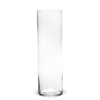 Ваза скляна Циліндр H-50 см. 16082