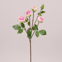 Ветка Розы кремово-розовая 76547