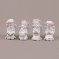 Ангел керамический в веночке (цена за 1 шт.) 26523