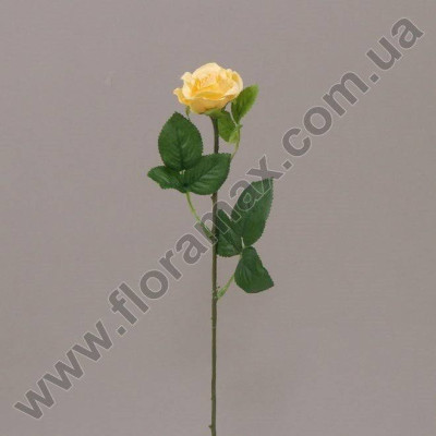 Цветок Роза желтый 70089