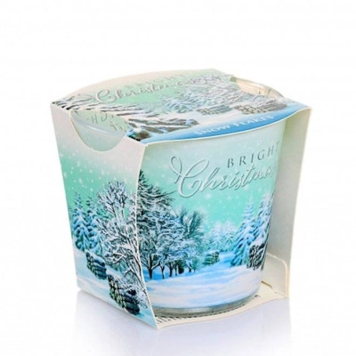 Свеча ароматическая "Bright Christmas"(Snow Flakes) 28934