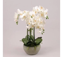 Искусственная Орхидея в горшке 55 см. 72680